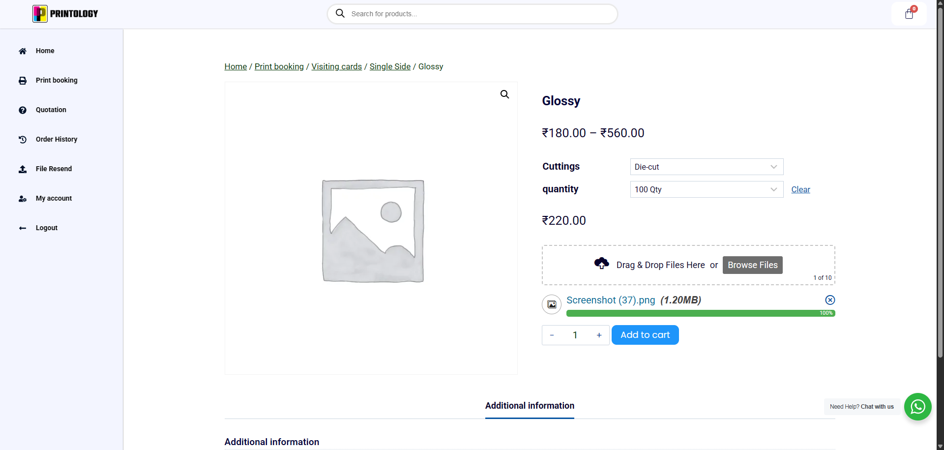 Design upload